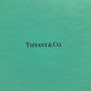 Tiffany & Co. box with original bubble wrap inside.